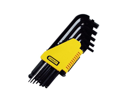 STANLEY HAR8417 EXTRA LONG BALL POINT SAE ALLAN HEX KEY SET/69-257