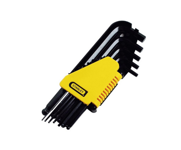 STANLEY HAR8417 EXTRA LONG BALL POINT SAE ALLAN HEX KEY SET/69-257