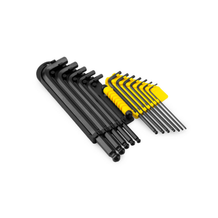 STANLEY HAR8417 EXTRA LONG BALL POINT SAE ALLAN HEX KEY SET/69-257