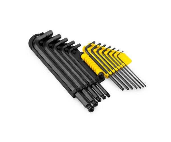 STANLEY HAR8417 EXTRA LONG BALL POINT SAE ALLAN HEX KEY SET/69-257