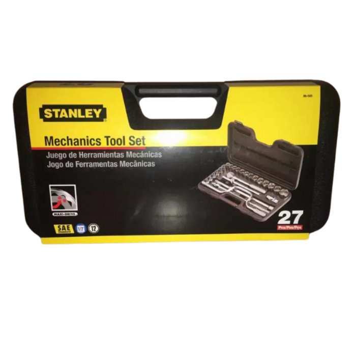 STANLEY HAR8448 SAE SOCKET SET 1/2"DR. 27PC 97- 86-505