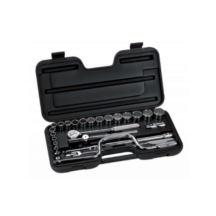 STANLEY HAR8448 SAE SOCKET SET 1/2"DR. 27PC 97- 86-505