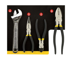 STANLEY HAR8450 PLIER 4PC/AJUSTABLE  WRENCH STANLEY 91-526LA