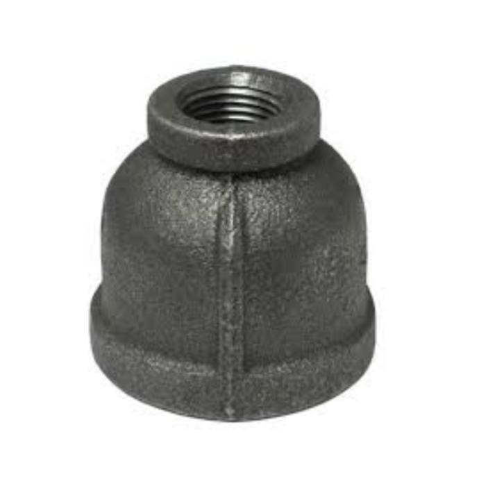 HAR9162 BLACK IRON FITTING 3" TO 1" REDUCE SOCKET