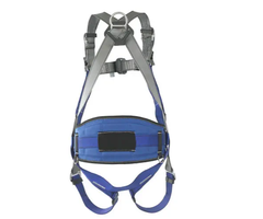 HAR9158 BLUE AND GRAY SAFETY HARNESS-REGULAR LANYARD