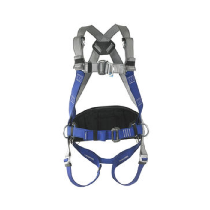 HAR9158 BLUE AND GRAY SAFETY HARNESS-REGULAR LANYARD
