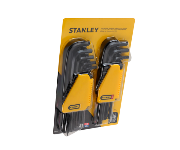 STANLEY HAR8482 ALLAN KEY/SET 21PC HEX (95-IB)69-258