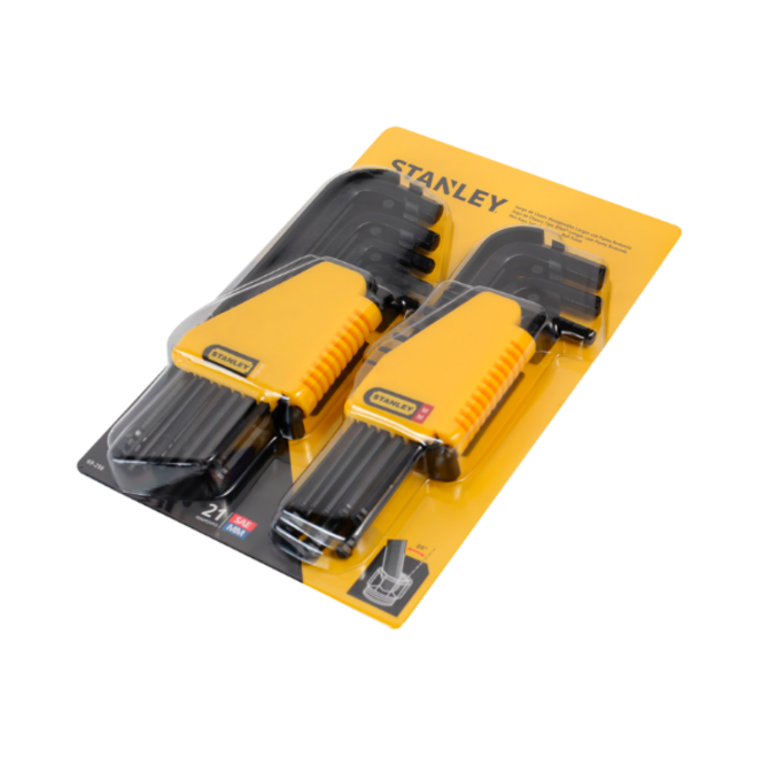 STANLEY HAR8482 ALLAN KEY/SET 21PC HEX (95-IB)69-258