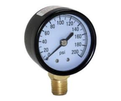 VEH16117// GUAGE/PRESSURE 200PSI 1/4"MALE NPT LOWER CONNECTION 032-0003RP 151403