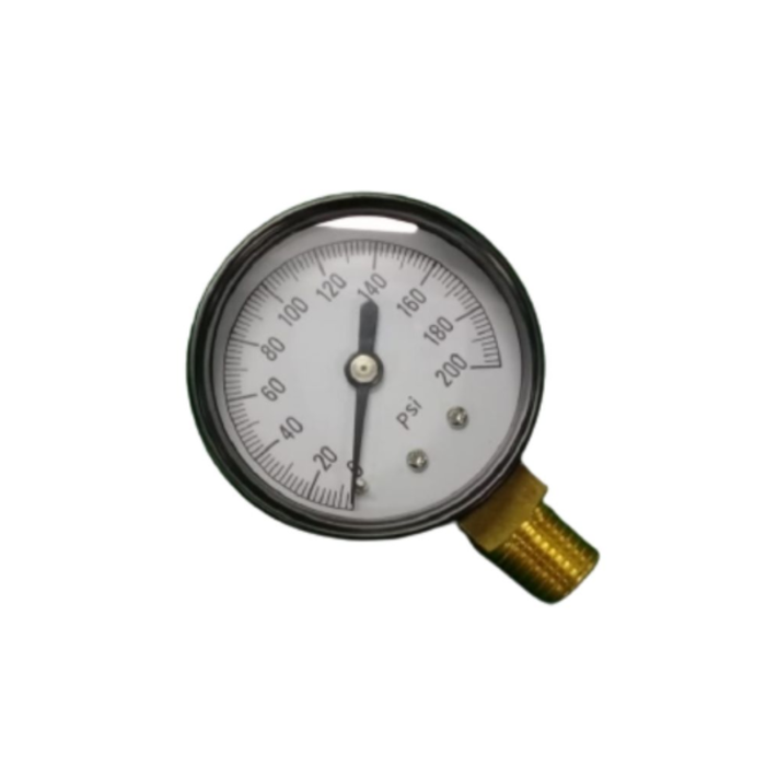 VEH16117// GUAGE/PRESSURE 200PSI 1/4"MALE NPT LOWER CONNECTION 032-0003RP 151403