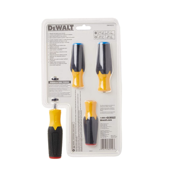 DEWALT HAR8495 SET/SCREWDRIVER 4PC DWHT-62512
