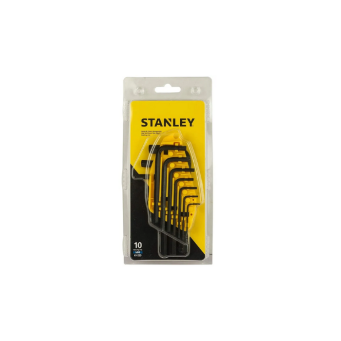 STANLEY HAR8525 HEX KEY SET 10PC IMPERIAL 69-254