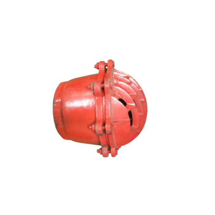 HAR8620 6" METAL RED FOOT VALVE WITH FEMALE THREADS NPT