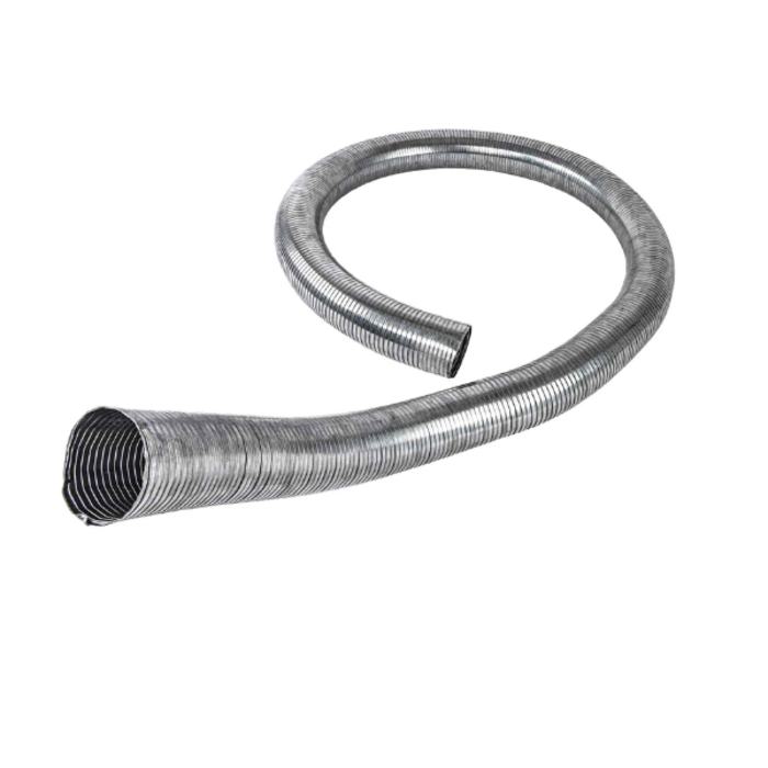 HAR8674 4"HEAVY DUTY FLEX EXHAUST PIPE GALVANIZED 40FT PER ROLL-WS--D/S (SOLD BY THE ROLL)