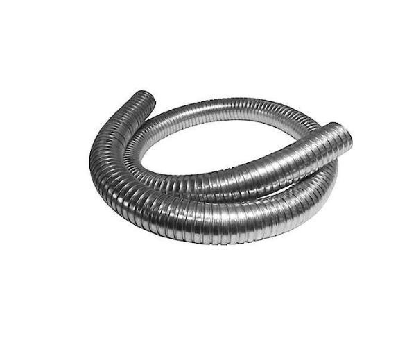HAR8676 6" HEAVY DUTY FLEX EXHAUST PIPE GALVANIZED 32FT PER ROLL-W/S