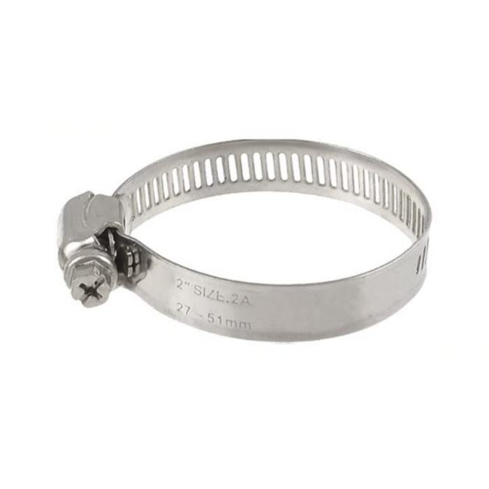 HAR8713 2" HOSE CLAMP 27-51MM GALVANIZED-WNR