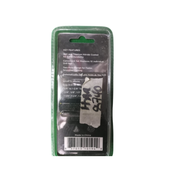 NEIKO TOOLS HAR8740 STEP DRILL BIT BIG ALTOCRAFT 0414 DB-S