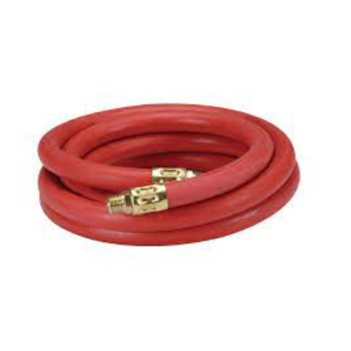 HAR8748 ASSEMBLY/AIR HOSE 1/4"X25' RED AIR HOSE WITH 1/4"FITTING AT BOTH ENDS