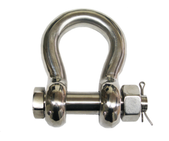 BETA STAR HAR8772 3/8" STAINLESS STEEL SHACKLE 1TON