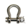 HAR8772 3/8" STAINLESS STEEL SHACKLE 1TON-BOLT AND NUT HORSE SHOE TYPE