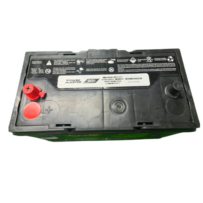 POWER MASTER VEH17768 BATTERY 17 PLATE 1050CA POWER MASTER-12-1/2'' W 6-1/2'' H 8-1/2''