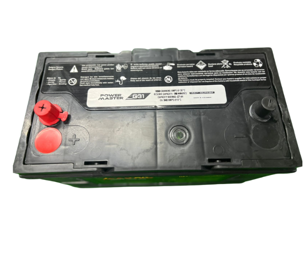 POWER MASTER VEH17768 BATTERY 17 PLATE 1050CA POWER MASTER-12-1/2'' W 6-1/2'' H 8-1/2''