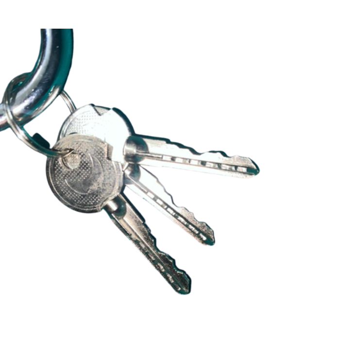 HAR8781 GOLD COLUR PADLOCK/CROSS PADLOCKS 50MM