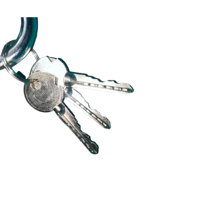 HAR8782 GOLD COLOUR PADLOCK/CROSS PADLOCKS 63MM