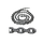 HAR8824 12MM BLACK STEEL CHAIN--D/S
