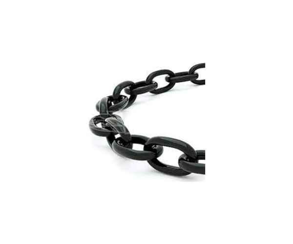 HAR8824 12MM BLACK STEEL CHAIN--D/S