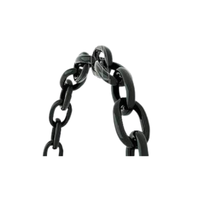 HAR8830 22MM BLACK STEEL CHAIN -GRADE 8