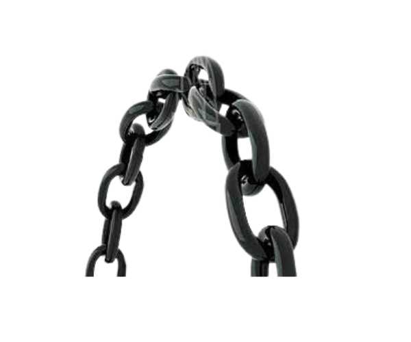 HAR8830 22MM BLACK STEEL CHAIN -GRADE 8--D/S