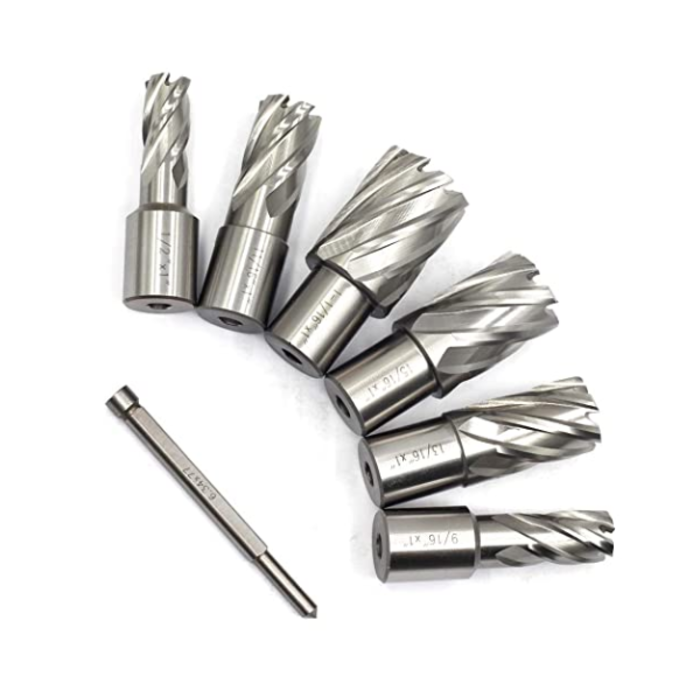 OSCARBIDE TOOLS HAR9154 6 PCS ANNULAR CUTTER SET 9/16" TO 1" MAG DRILL KIT CC6SET-1