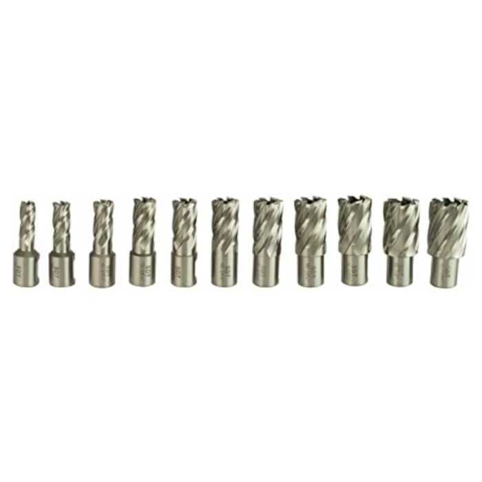 HAR9141 STEEL DRAGON TOOL 13PC HSS ANNULAR CUTTER KIT 1'' DEPTH