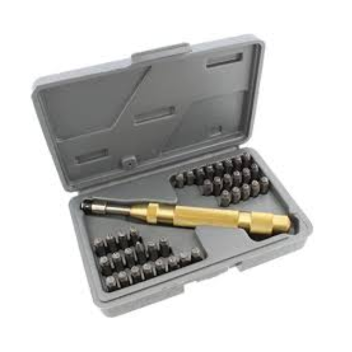 KLUTCH HAR8992 KLUTCH 36PCS METAL LETTER / NUMBER PUNCH SET 40030