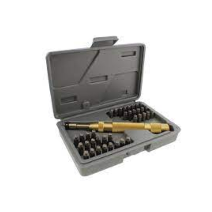 KLUTCH HAR8992 KLUTCH 36PCS METAL LETTER / NUMBER PUNCH SET 40030