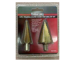 IRONTON HAR8993 IRONTON 2PC JUMBO STEP DRILL BIT SET 42412