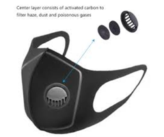 HAR9004 - MASK / FACE BLACK