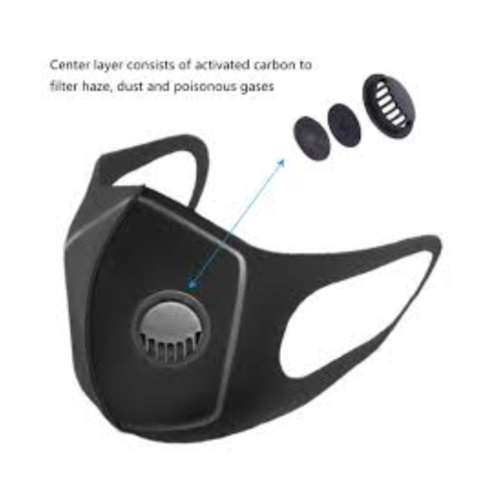 HAR9004 MASK/FACE BLACK