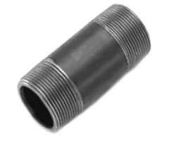 HAR9020 STANDARD BLACK STEEL PIPE NIPPLE 1 1/2" SIZE 4" LENGTH