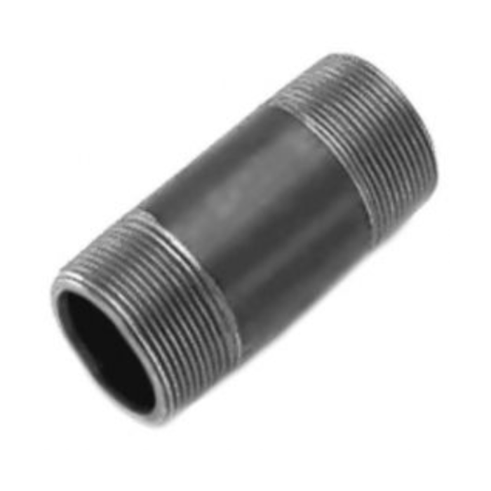HAR9020 STANDARD BLACK STEEL PIPE NIPPLE 1 1/2" SIZE 4" LENGTH