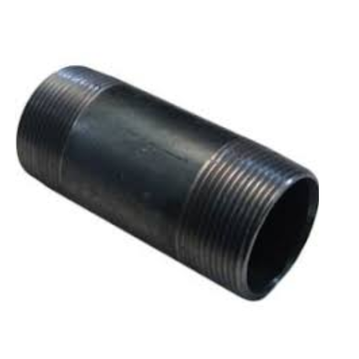HAR9020 STANDARD BLACK STEEL PIPE NIPPLE 1 1/2" SIZE 4" LENGTH