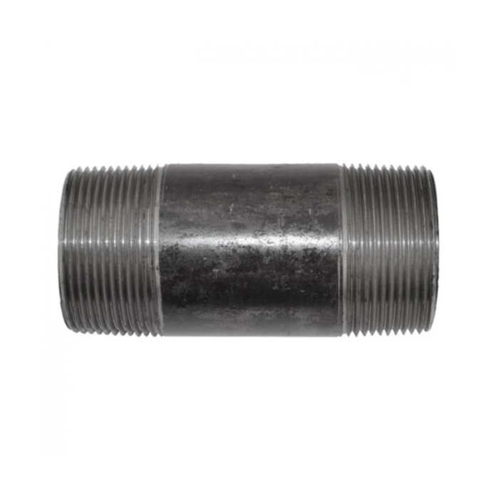 HAR9020 STANDARD BLACK STEEL PIPE NIPPLE 1 1/2" SIZE 4" LENGTH