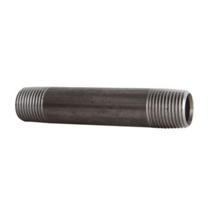 HAR9021 STANDARD BLACK STEEL PIPE NIPPLE 2" SIZE 4" LENGTH