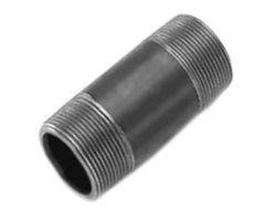 HAR9022 STANDARD BLACK STEEL PIPE NIPPLE 2 1/2" SIZE 4" LENGTH