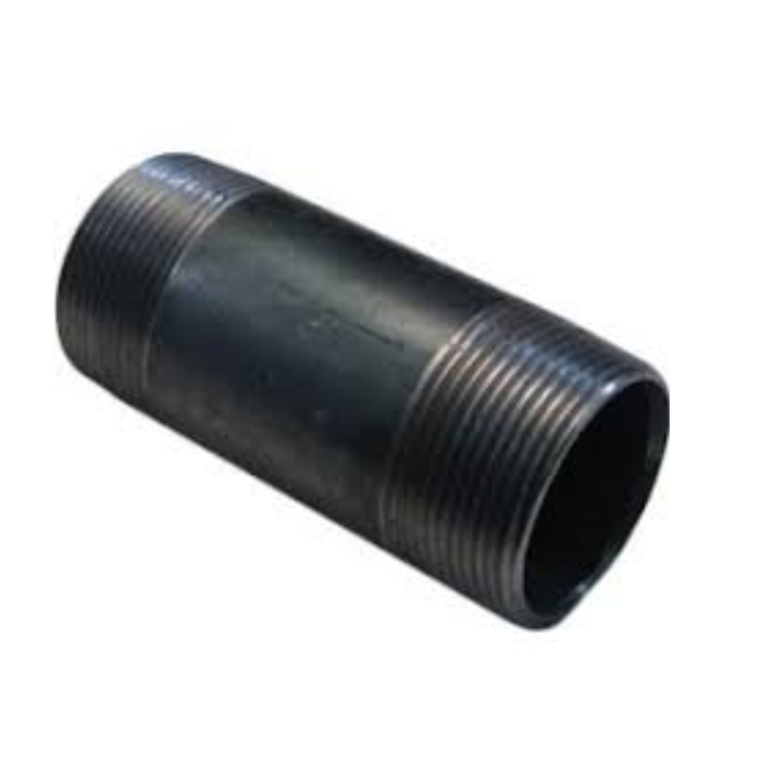 HAR9022 STANDARD BLACK STEEL PIPE NIPPLE 2 1/2" SIZE 4" LENGTH