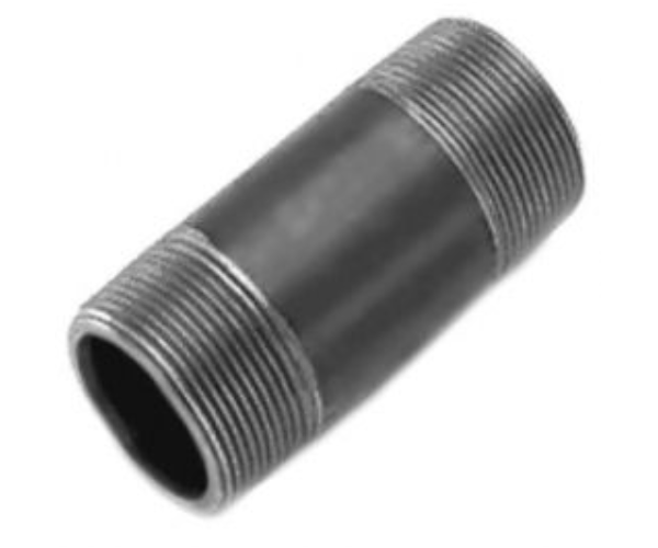 HAR9023 3" X 4" LENGTH BLACK STEEL PIPE NIPPLE