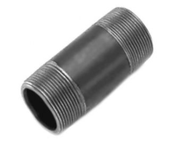HAR9023 3" X 4" LENGTH BLACK STEEL PIPE NIPPLE