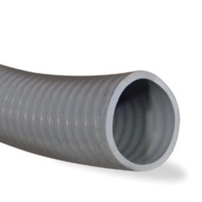 HAR9043 PVC SUCTION HOSE 3" GREY 76MM*87MM 100FT PER ROLL-SOLD BY 10FT AND ABOVE