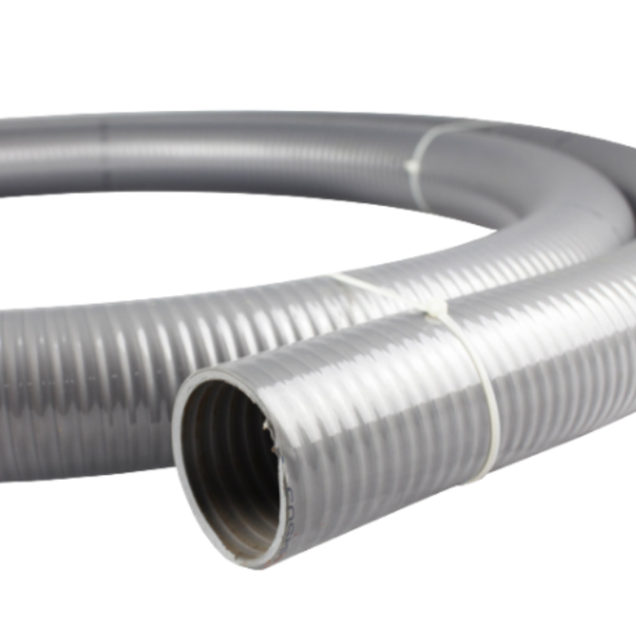 HAR9043 PVC SUCTION HOSE 3" GREY 76MM*87MM 100FT PER ROLL-SOLD BY 10FT AND ABOVE